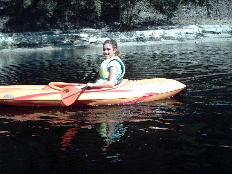 PICT0035.JPG - Paddling on the Suwannee River.